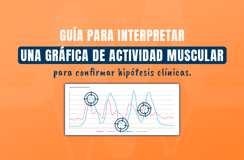 Guía para interpretar una gráfica de actividad muscular para confirmar hipótesis clínicas